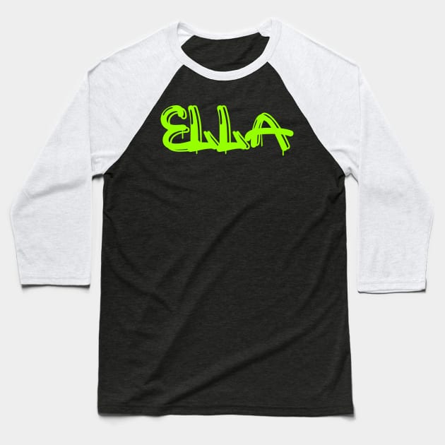 Ella Baseball T-Shirt by BjornCatssen